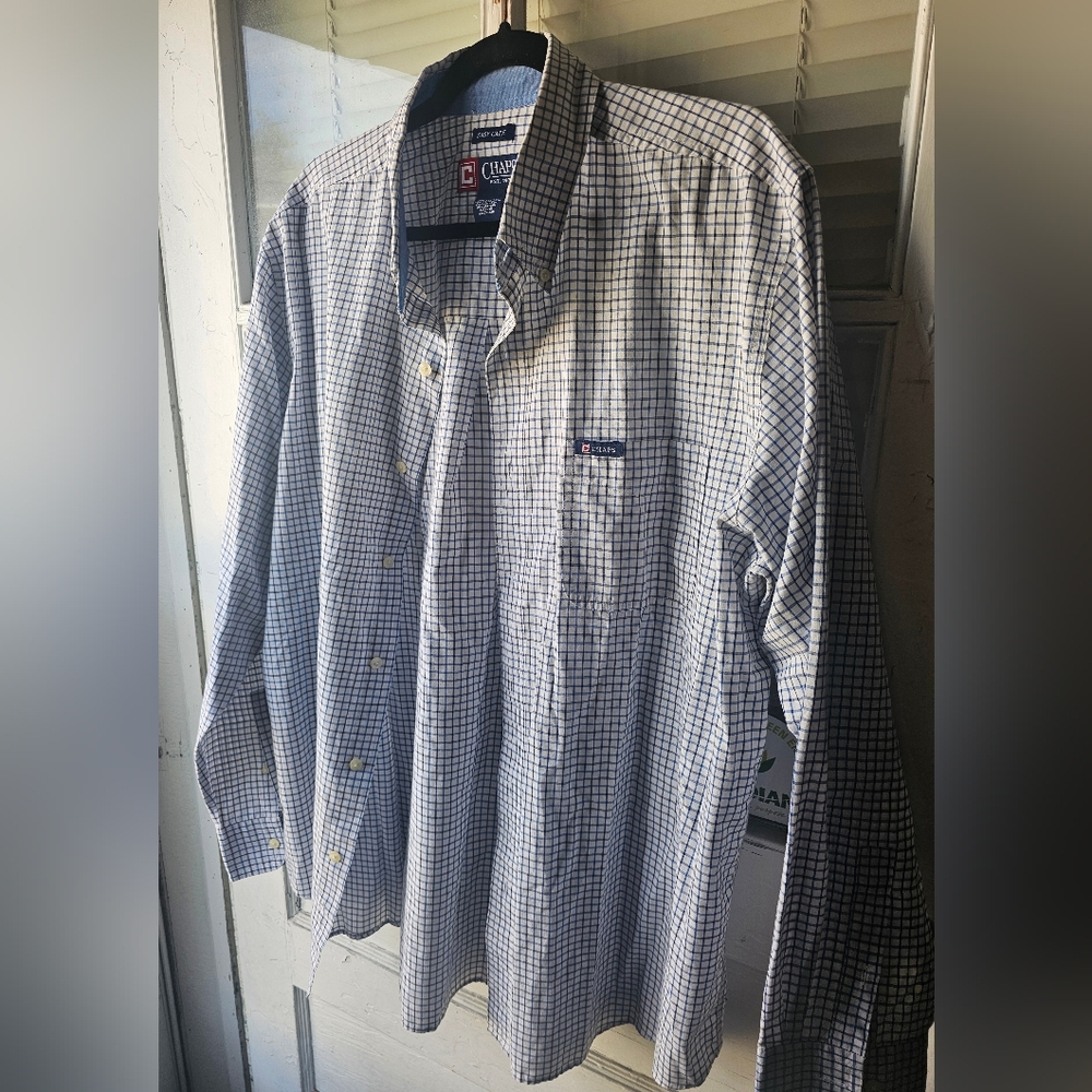 Chaps easy care men's long sleeve shirt